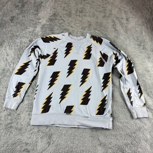 Hanna Andersson Light Blue Lightning Bolt Long Sleeve Sweatshirt US 10 140cm‎